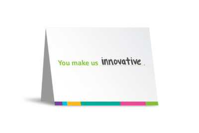 Aetna "You Make Us" notecards